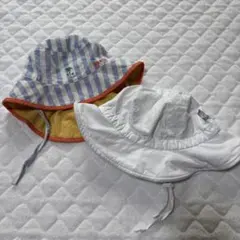 네덜란드 및 캐나다 해외 아동복 브랜드 베이비 버킷 모자 2개