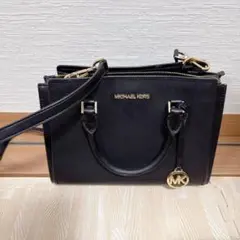 MICHAEL KORS ブラックショルダーバッグ
