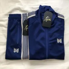 セットアップ　ブルー　ホワイト　ニードルス　ニードルズ　needles