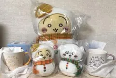 【即日発送】 ちいかわ エニマイくじ うさぎ モモンガ 5点セット