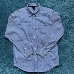 【GAP】kidsストライプ 長袖シャツ（サイズ160）