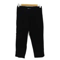 marie claire PARIS クロップドストレッチパンツ　38 M 黒のサムネイル
