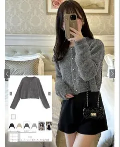 グレイル　ラメシャギーニット　an1634