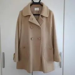 ハーフコート Aラインコート ファー付き ガールズ F