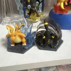 ポケモン ジオラマコレクト ガチャ ブラッキー カイリュー 2点 ガチャガチャ