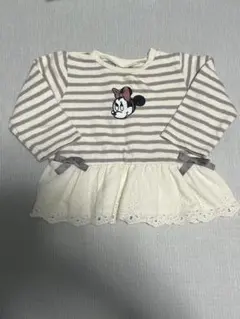 petit main ミニートップス ストライプ柄　90サイズ