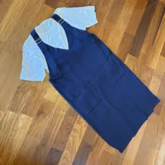 お値下げ♥️コムサ・ブロンドオフ ジャンパスカート　Tシャツ　セット　M〜L