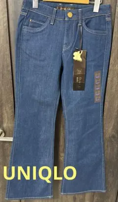 【新品未使用品】UNIQLO ユニクロ　ボトムス　ジーンズ　ブーツカット　デニム