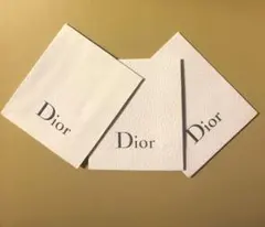 Dior ホワイト封筒 3枚セット