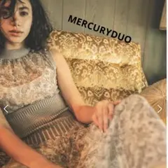 【最終価格】MERCURYDUO、ペイズリー柄リブ切替ロングワンピース