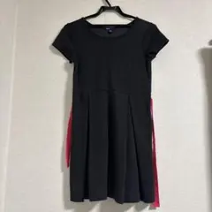 Gap kids ブラック 半袖ワンピース 150cm レディース