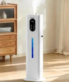신품 가습기 대용량 8L 하이브리드 가습기 초음파식 타워형 화이트