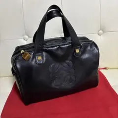 希少　ロエベ ボストンバック 2way　総柄 大容量 リピート柄 キャンバス 希少 ロエベ ボストンバック 2way 総柄 大容量 リピート柄 キャンバス