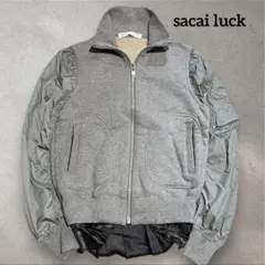 美品✨サカイラック　sacai　ma-1　異素材ドッキング　フライトジャケット
