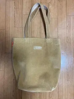 UNIVERSAL OVERALL コーデュロイトートバッグ　ベージュ