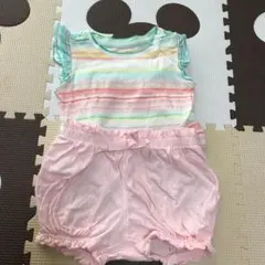 baby gapロンパースとベビーブルマのセット