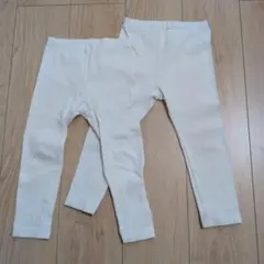 UNIQLO レギンス 100cm クリーム色