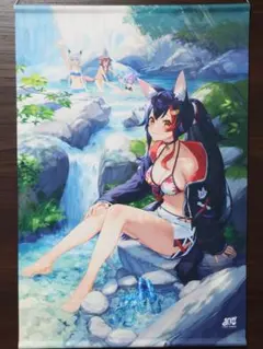 ホロライブ 大神ミオ 大空スバル 水着 B2タペストリー C96 - メルカリ
