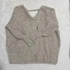 kastane メランジVニット　アイボリー