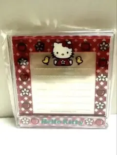 1997年製　激レア　ハローキティ　　 フィルム　透明メモ　ケース入り