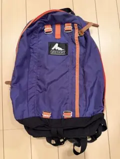 最終値下げGREGORY グレゴリー 旧ロゴ 銀タグ リュック 紫×オレンジ