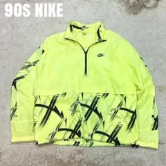 90s NIKE ナイキ　銀タグ　ネオンカラー　アノラック　プルオーバー
