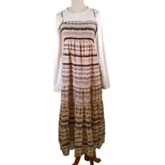 PEYTONPLACEペイトンプレイス ワンピース ピンク M