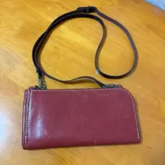 お財布ショルダー　レザー
