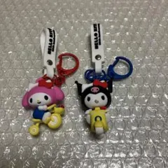 SANRIOマイメロ＆クロミシークレットキーホルダー　ハローキティ50周年
