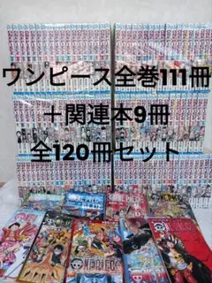 即購入歓迎❣ ワンピース全巻1〜111巻セット＋関連本9冊　120冊セット