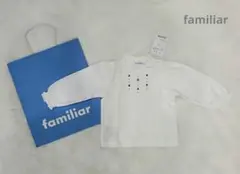 新品☆familiar 刺繍入り長袖シャツ 80