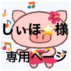 しぃほ⭐様　専用ページ