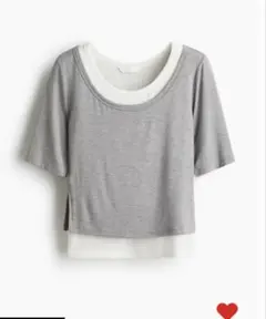H&M　レイヤードTシャツ