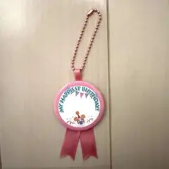 ディズニー 誕生日バッジ My Happiest Birthday! ピンクのサムネイル
