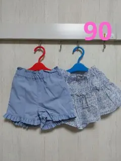 べべ サマンサモス ショートパンツ 2枚セット 美品のサムネイル