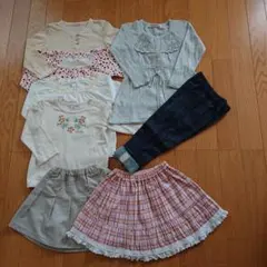 女の子 90cm まとめ売り８点セット 長袖　 a.v.v ブランシェス