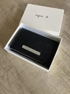 新品　アニエスベー　カードケース　ブラックのサムネイル