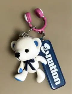 エイベックス a-nation ブルーテディ キーチェーン 2000年代 稀少品