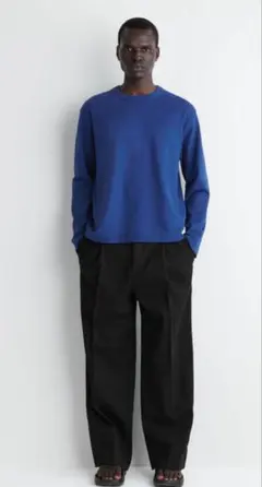 COS インターロックジャージー ブルー