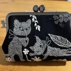 ミナペルホネンハンドメイド 親子がま口長財布 - メルカリ