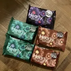 ハーティ　カラー粘土　Hearty モデリングクレイ 黒　茶色　緑　セット