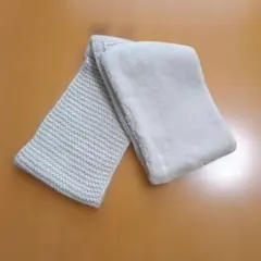 スヌード　ニット　フエィクファー　アイボリー