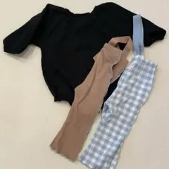 80センチ　ロンパース　パンツセット