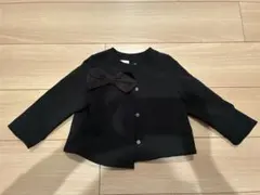 ZARA 黒リボン付きジャケット