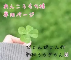 あんころもち様専用 豹柄うさぎさん