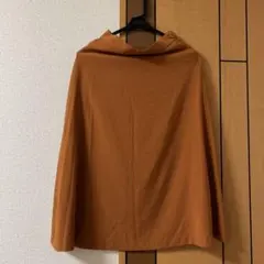 SENSE OF PLACE フレアロングスカート オレンジ