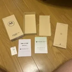 motorola razr 40s 空箱 付属品セット