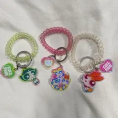 パワーパフガールズ アクリルキーホルダー 3個セット