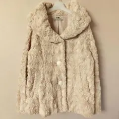 GRL フェイクファーコート ベージュ