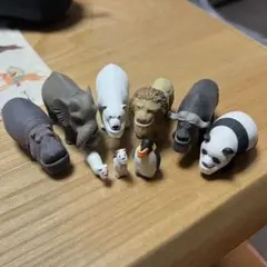 動物フィギュアセット 9種　あご